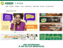 Tablet Screenshot of coopermix.com.br